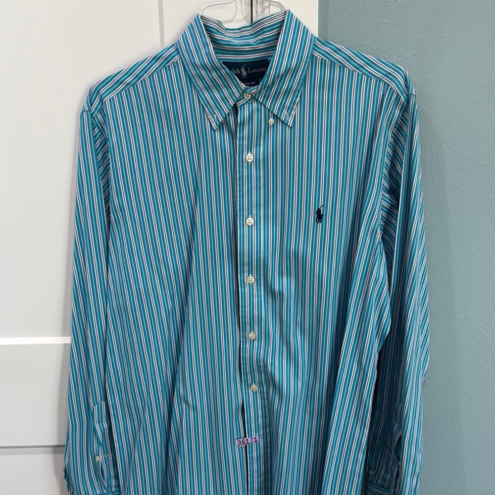 Polo by Ralph Lauren Blue Casual Button Down Shirt